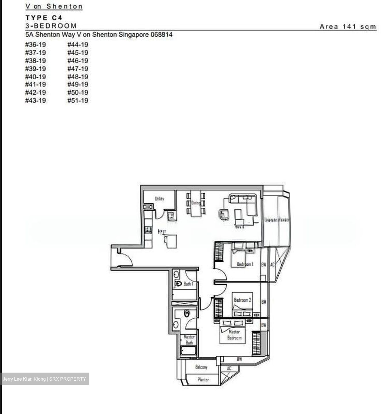 V On Shenton (D1), Apartment #508120611